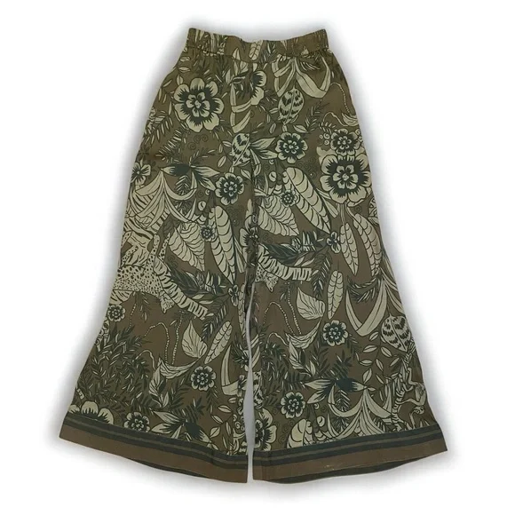 Farm Rio x Anthropologie Floral Print Wide-Leg Women’s Medium - Picture 2 of 16